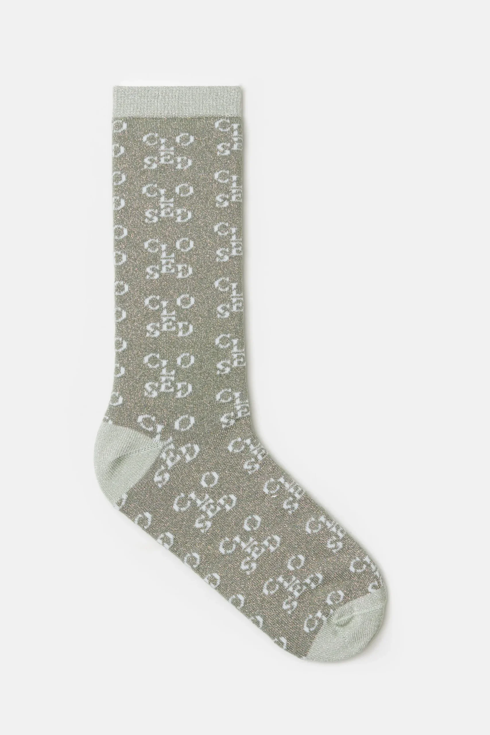 Closed Socken*Socken mit Monogramm Pastelolive