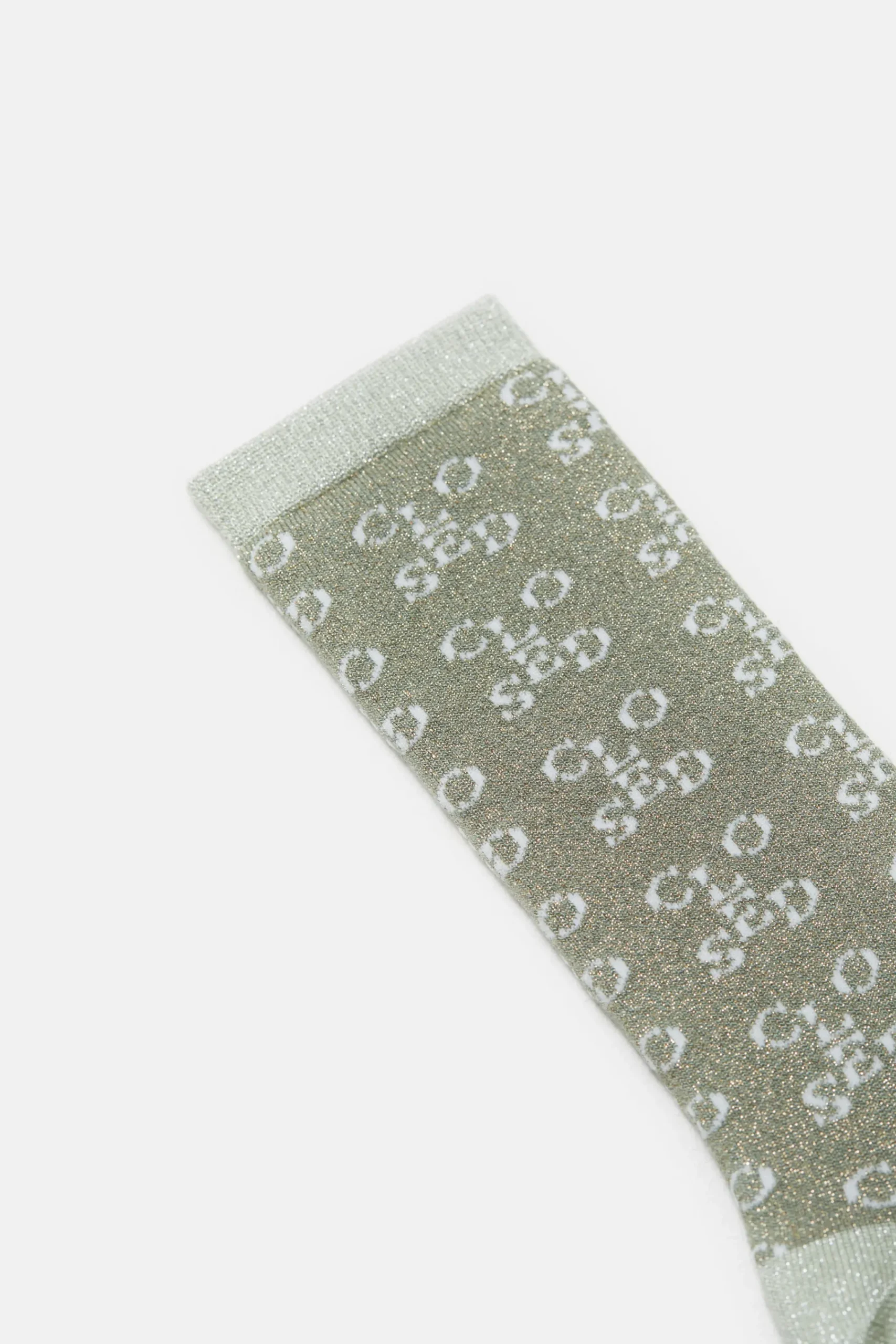 Closed Socken*Socken mit Monogramm Pastelolive