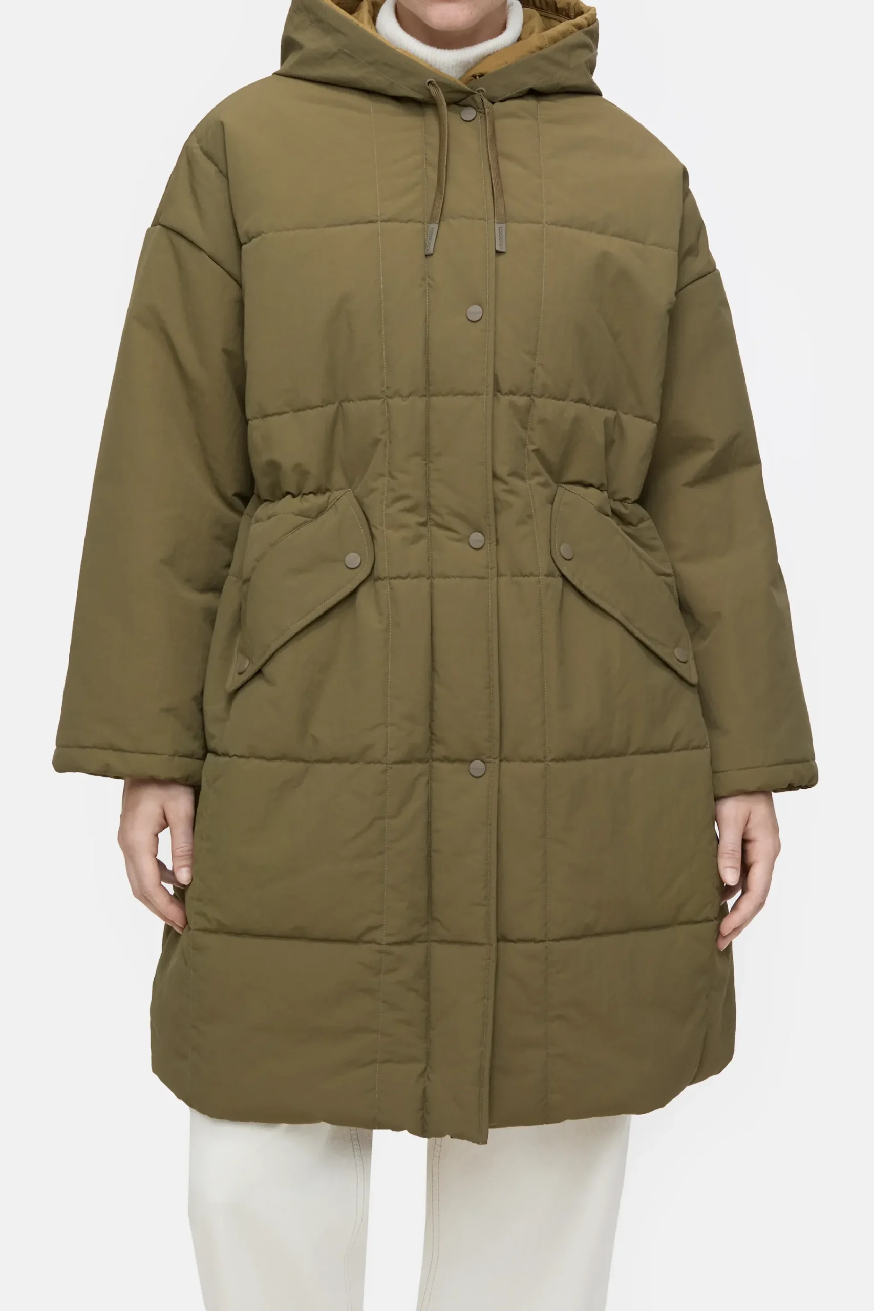 Closed Jacken & Mäntel*Steppmantel in Two-Tone Vergreen