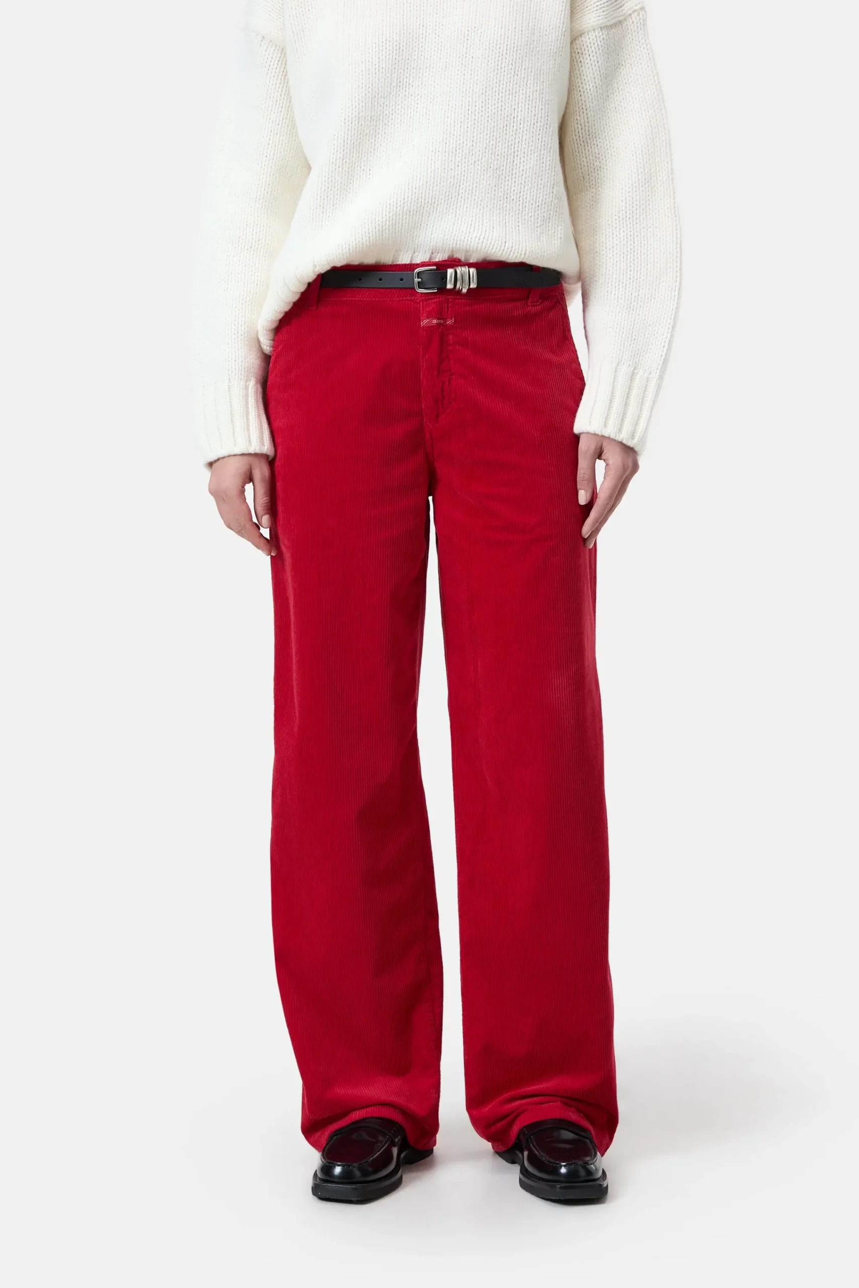 Closed Hosen*Straight Pants - Style Name Jurdy Chilipepperred