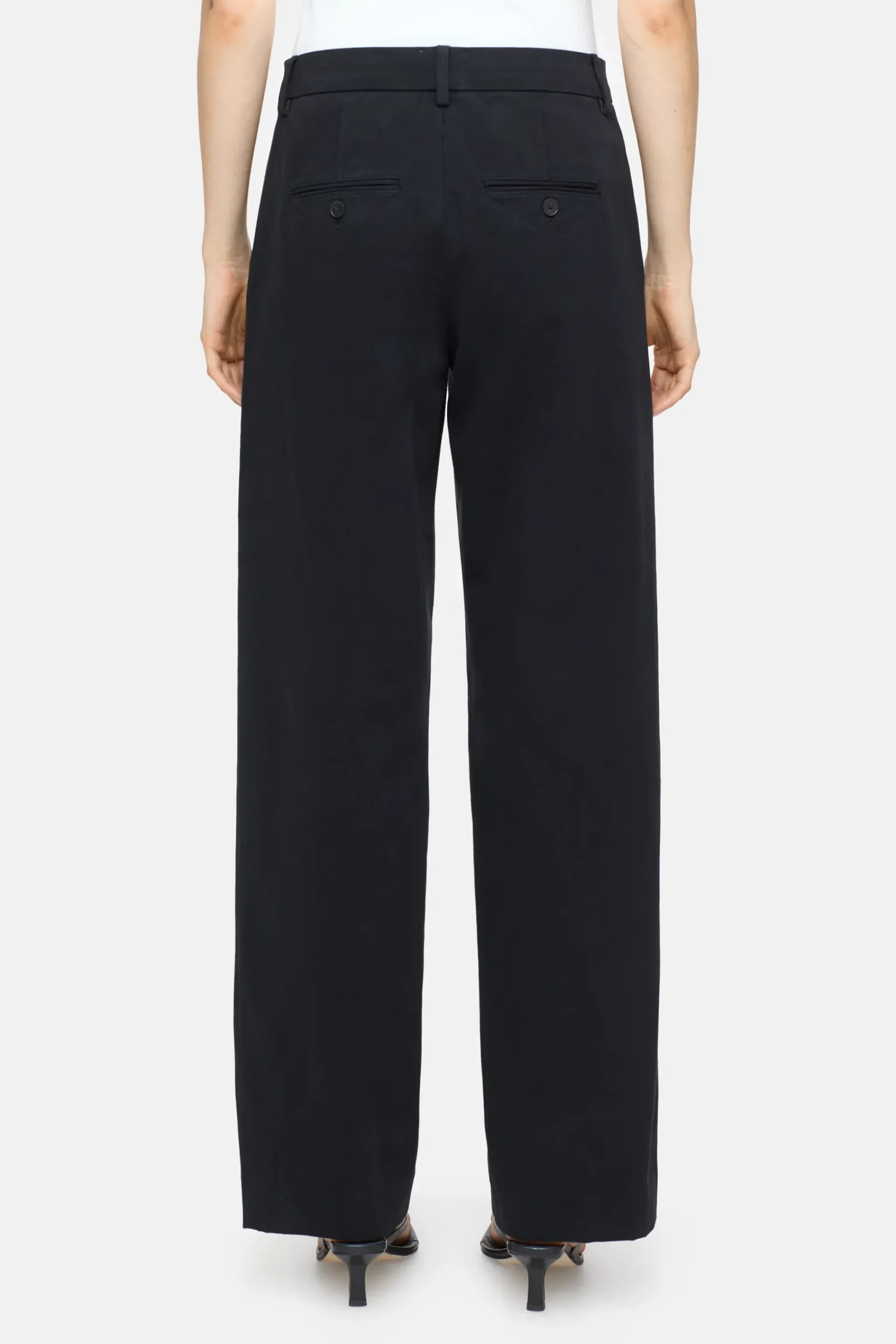 Closed Hosen*Straight Pants - Style Name Jurdy Black