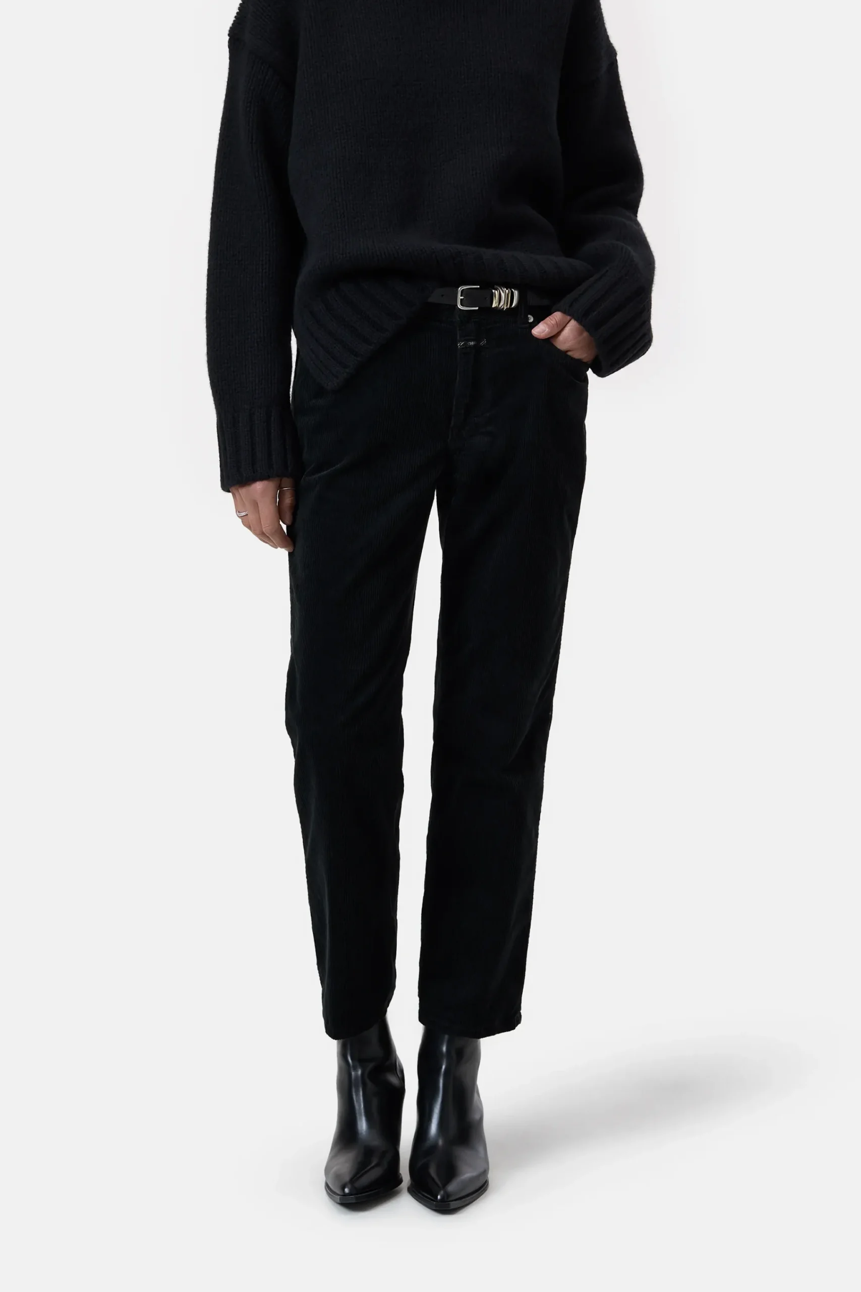 Closed Hosen*Straight Pants - Style Name Milo Black