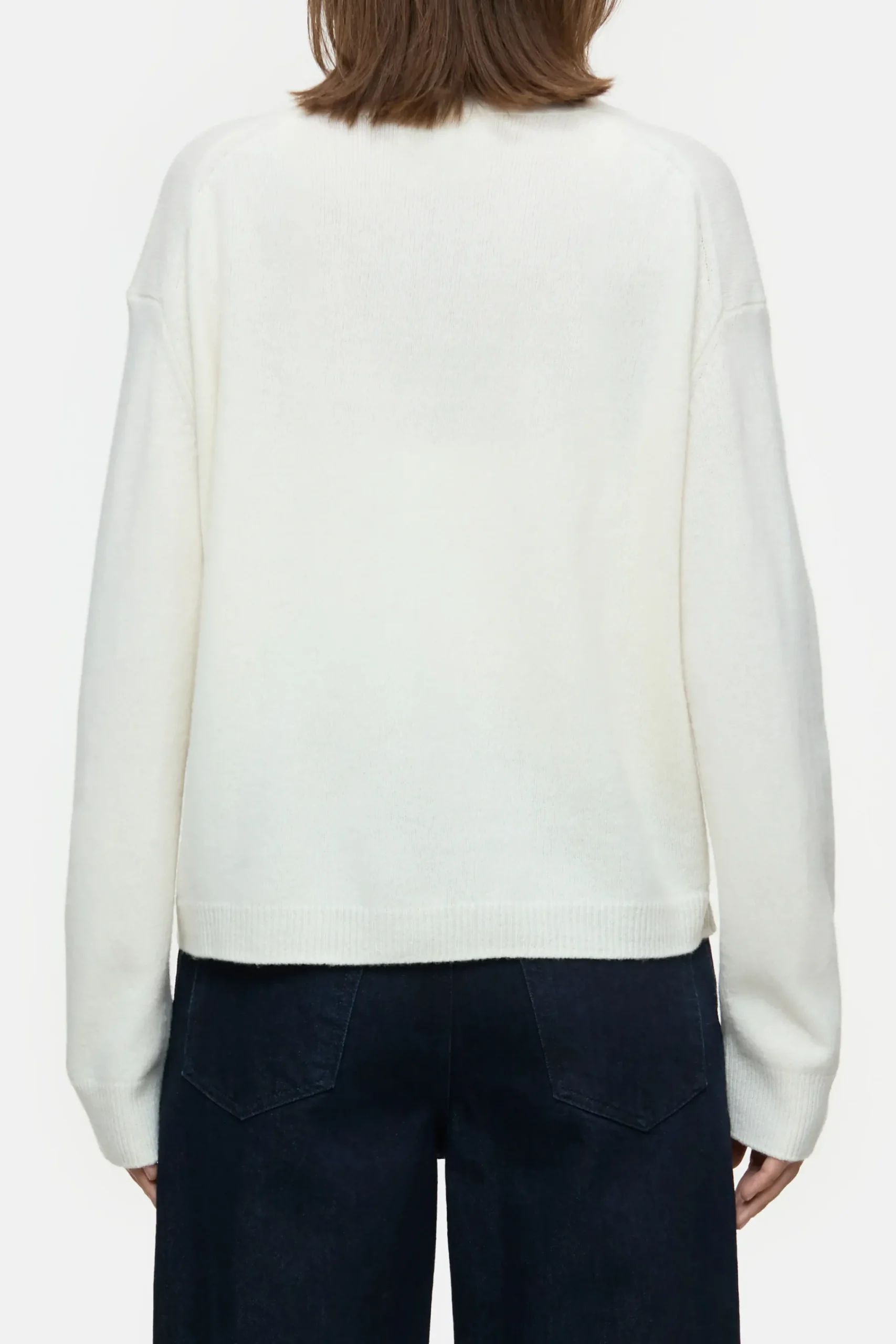 Closed Strick*Strickjacke aus Wolle Ivory