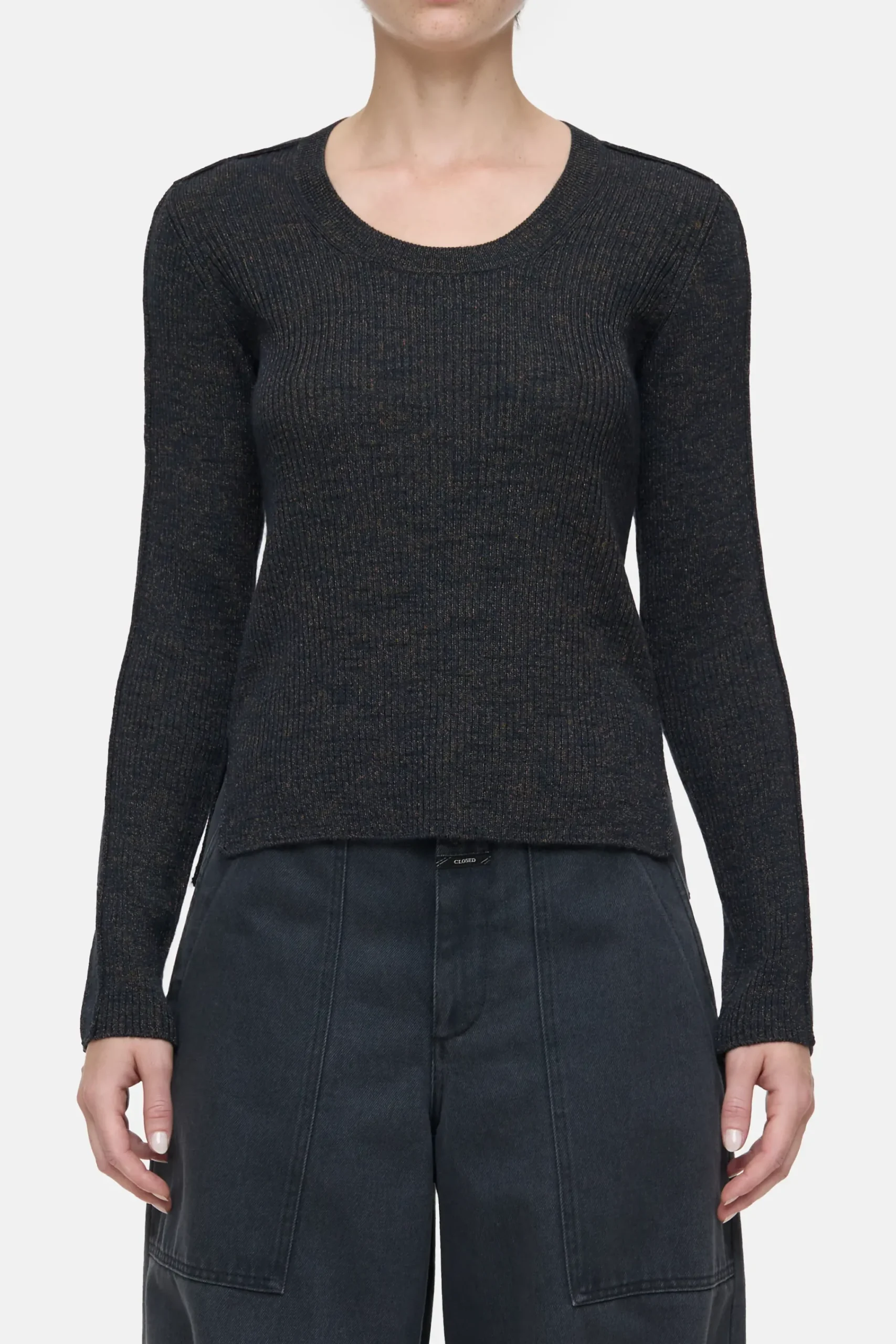 Closed Strick*Strick-Langarmshirt Smokeyblue