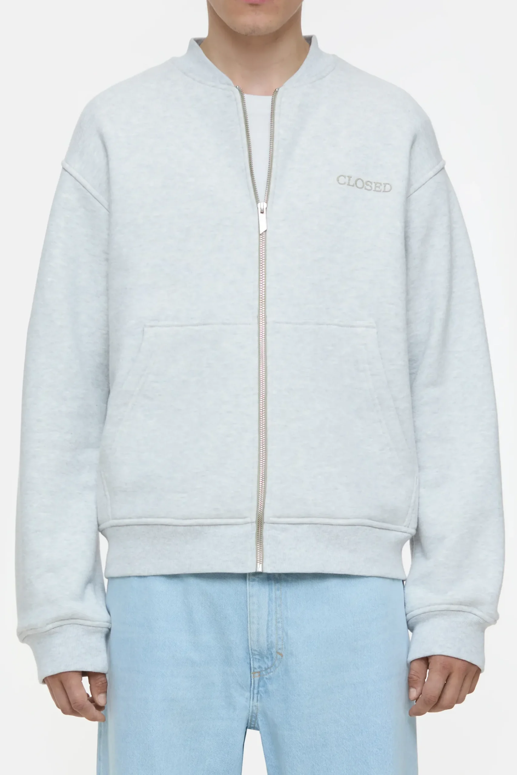 Closed Sweatshirts | T-shirts*Sweat Bomber Brightgreymelange