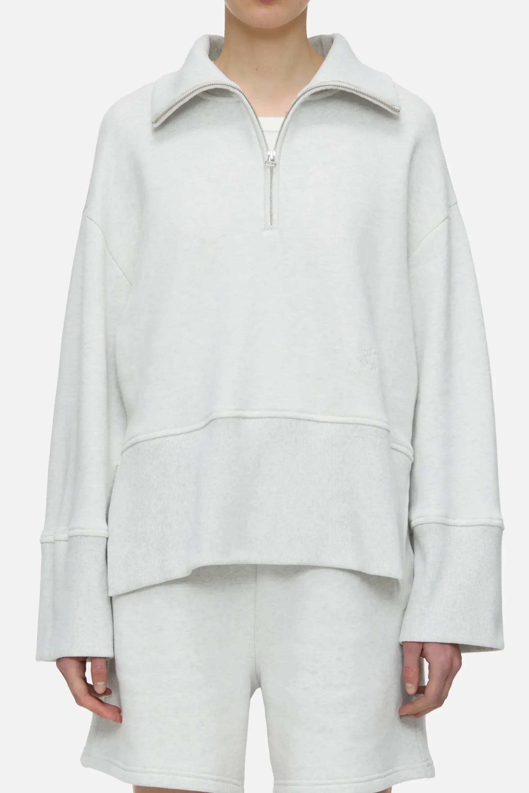 Closed Sweatshirts*Sweatshirt aus Baumwoll-Mix Sabbiabeige