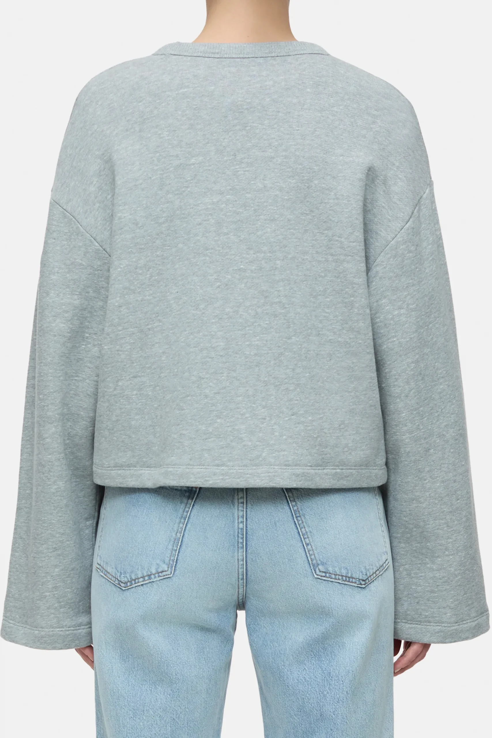 Closed Sweatshirts*Sweatshirt aus Baumwoll-Mix Lightgreymelange