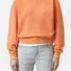 Closed Sweatshirts*Sweatshirt aus Bio-Baumwolle Pumpkinorange