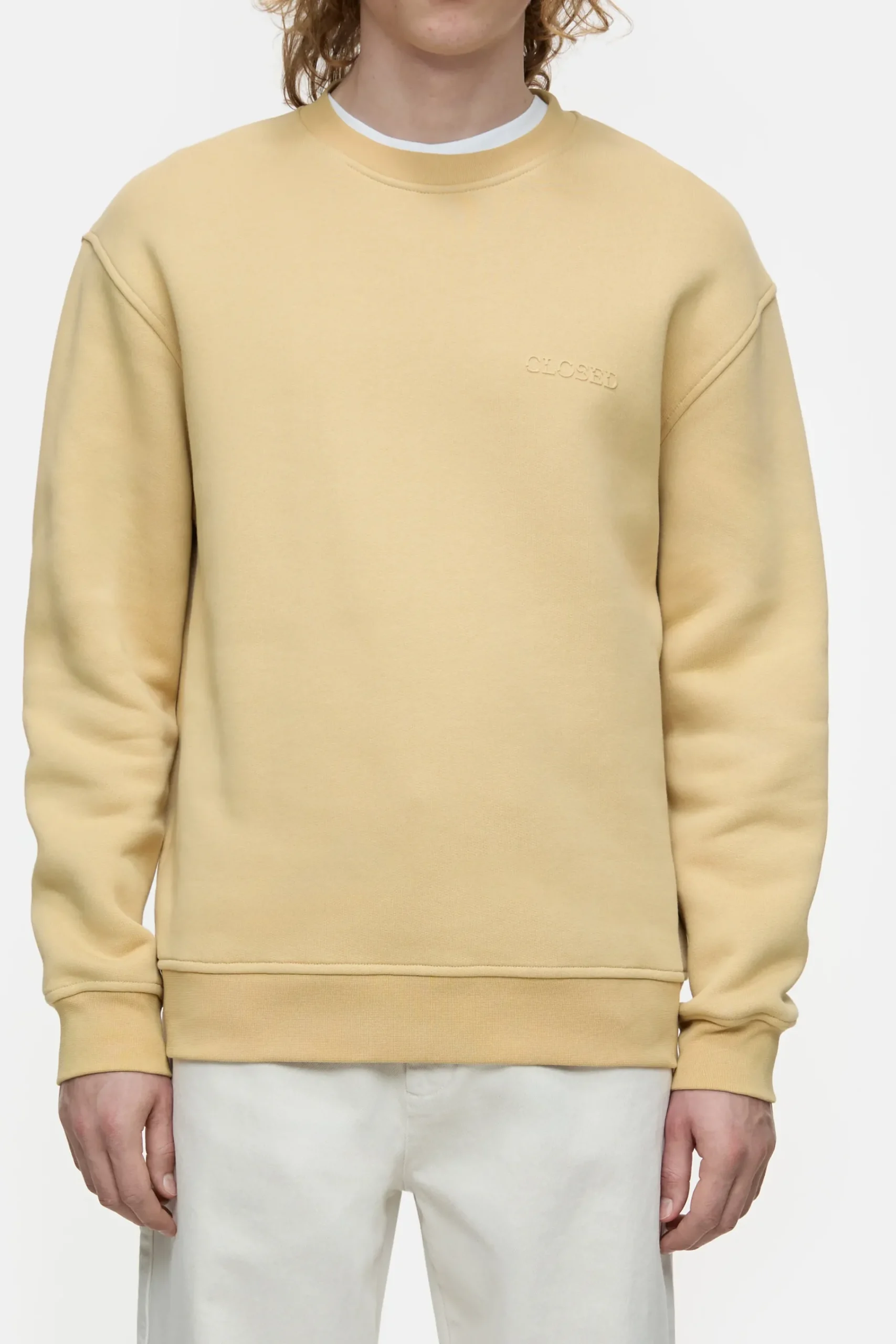 Closed Sweatshirts*Sweatshirt aus Bio-Baumwolle Peanutbutter