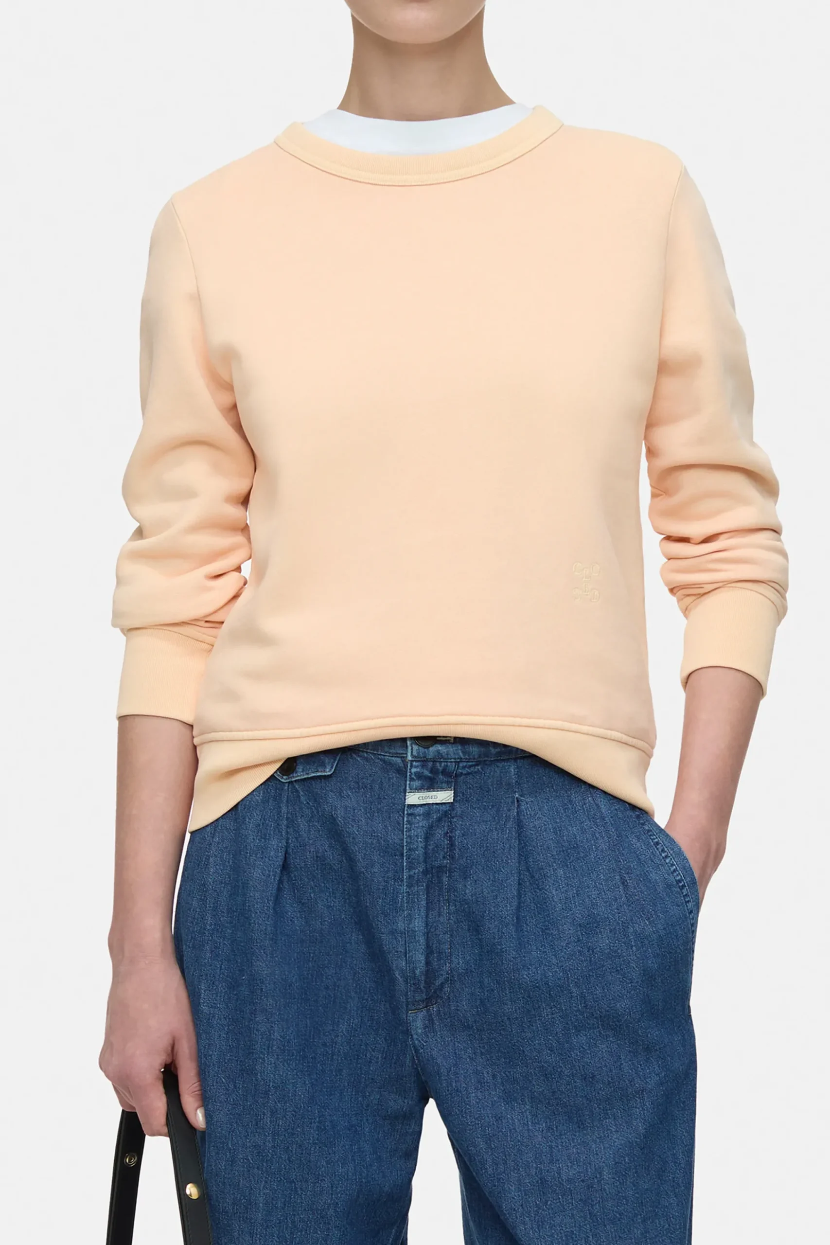 Closed Sweatshirts*Sweatshirt aus Bio-Baumwolle Albicocca