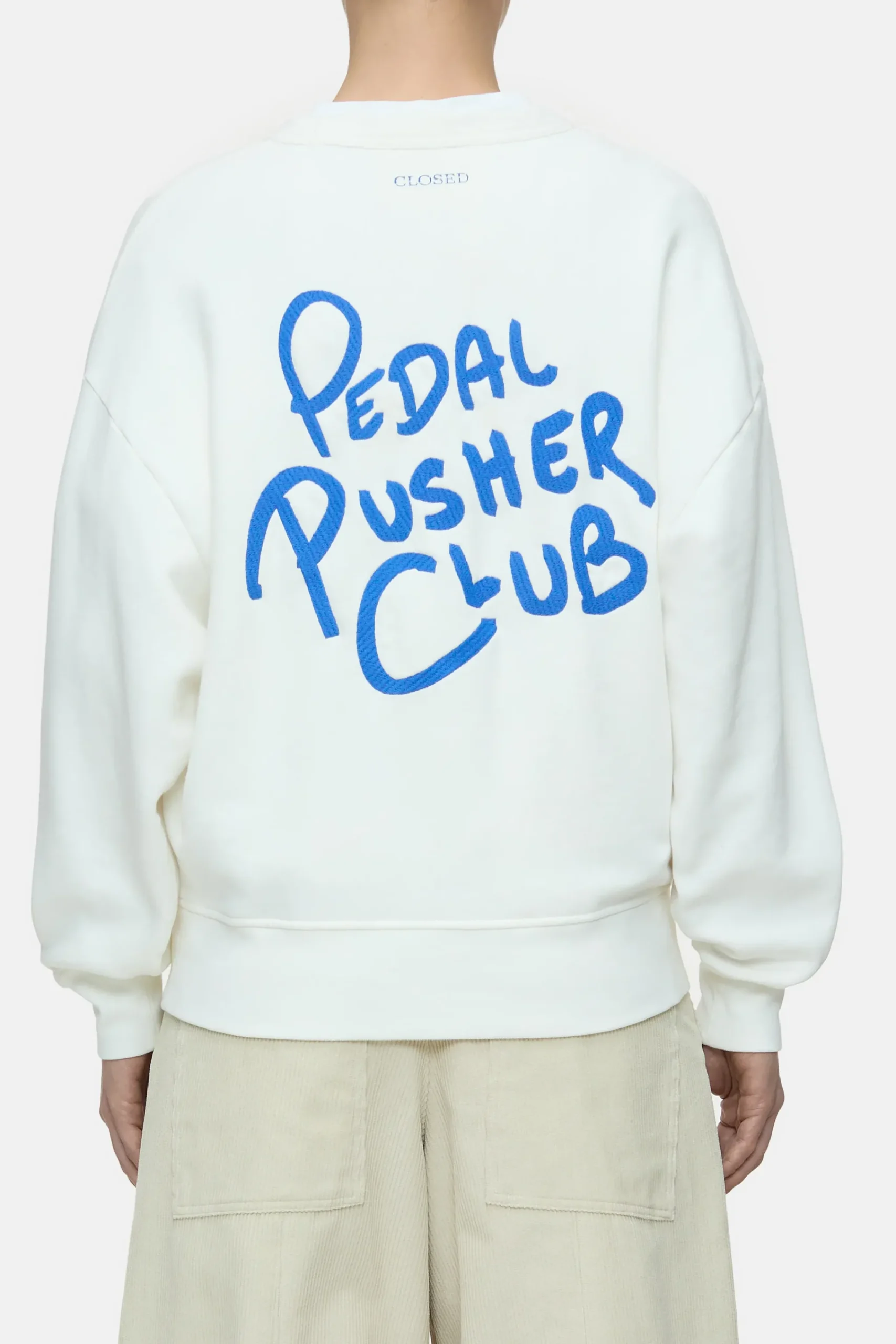 Closed Sweatshirts*Sweatshirt aus Bio-Baumwolle Ivory