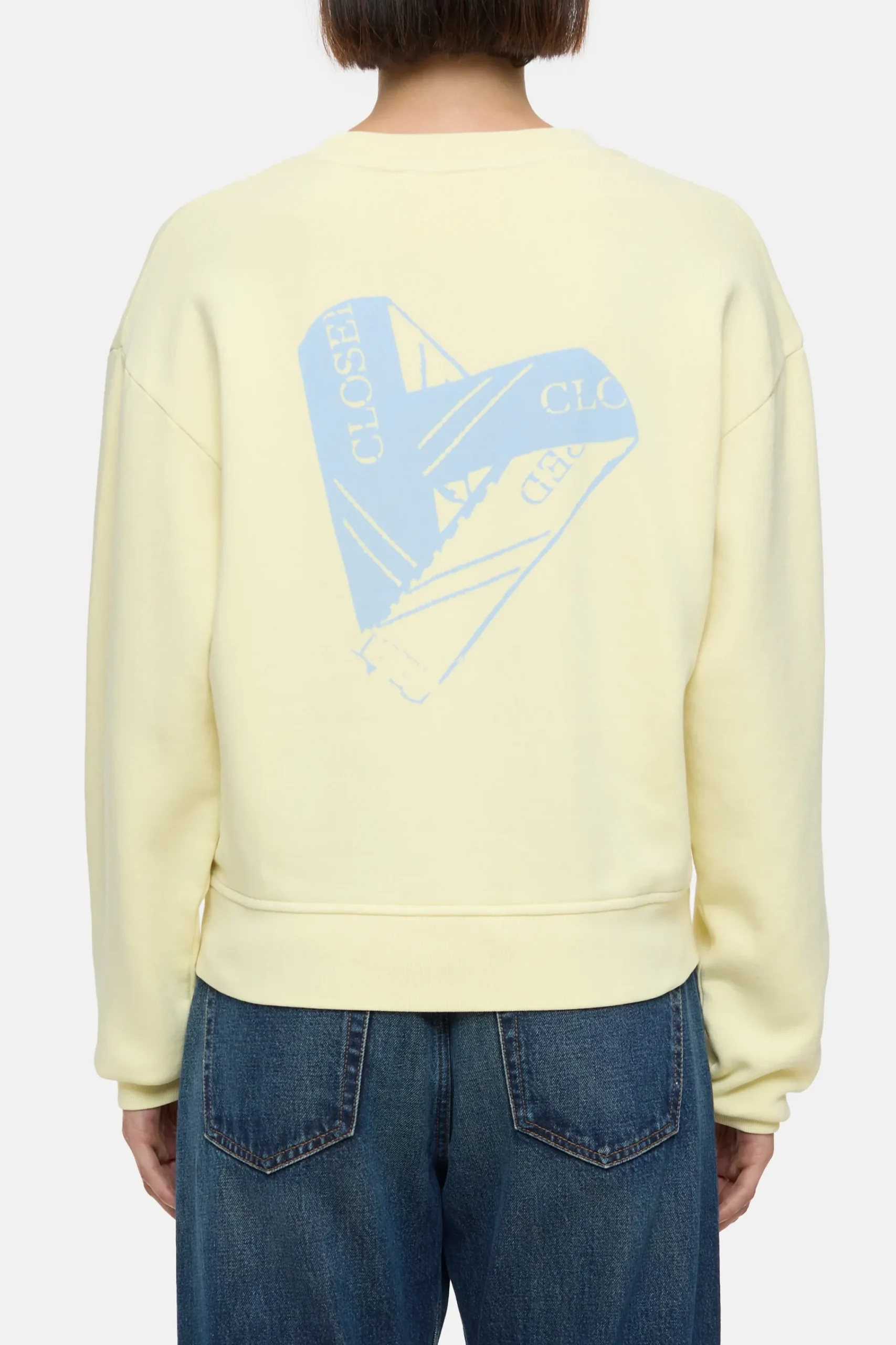 Closed Sweatshirts*Sweatshirt mit Print Vanillabeige