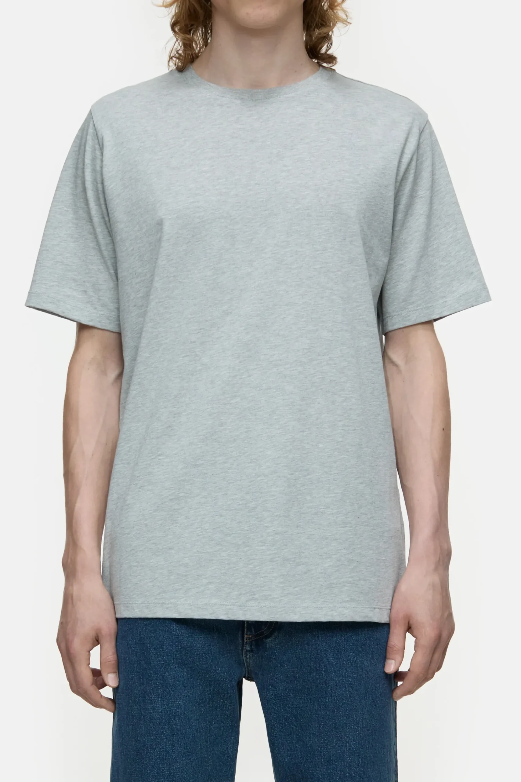 Closed T-shirts*T-Shirt aus Baumwolle Lightgreymelange