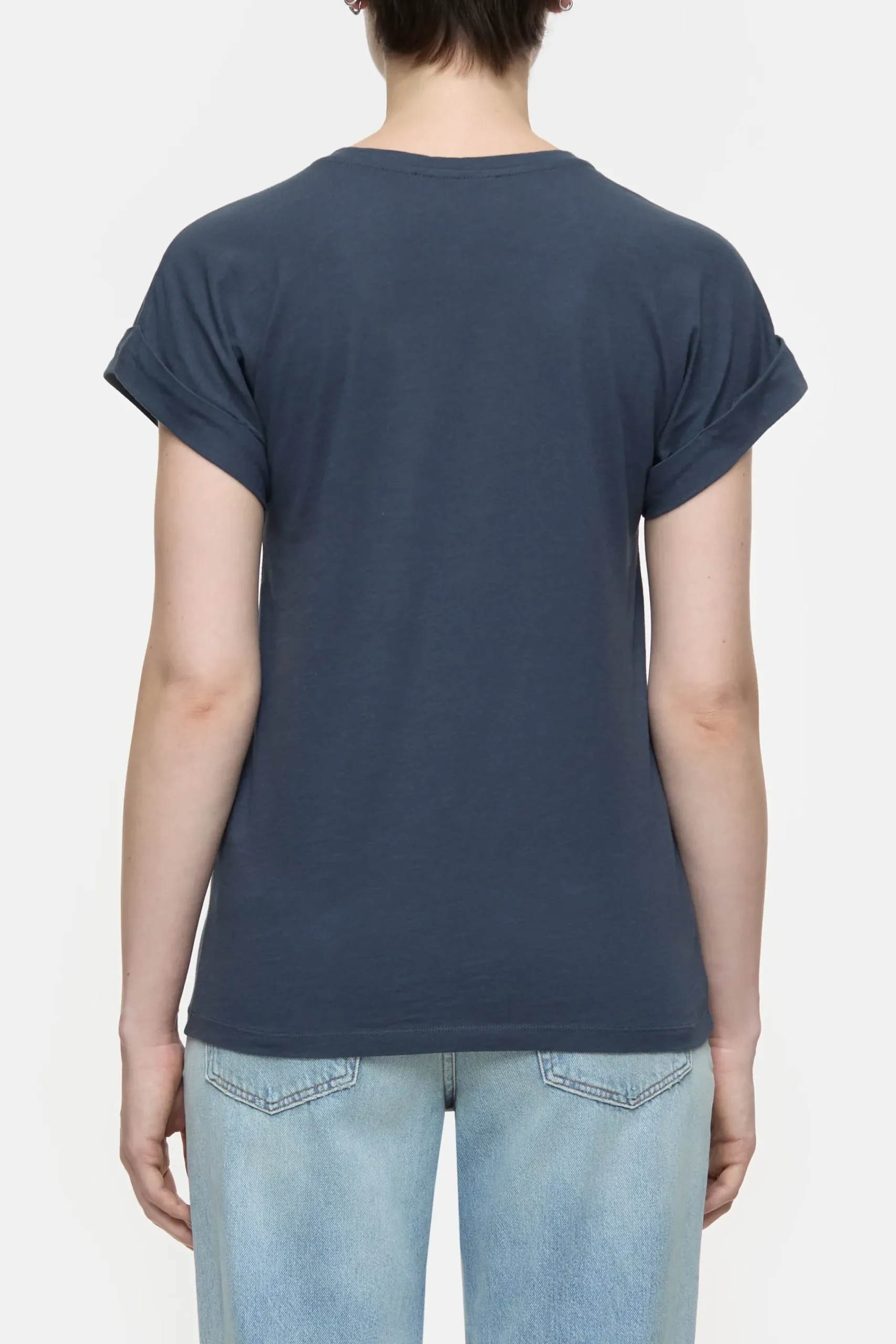 Closed T-shirts*T-Shirt aus Baumwolle Smokeyblue