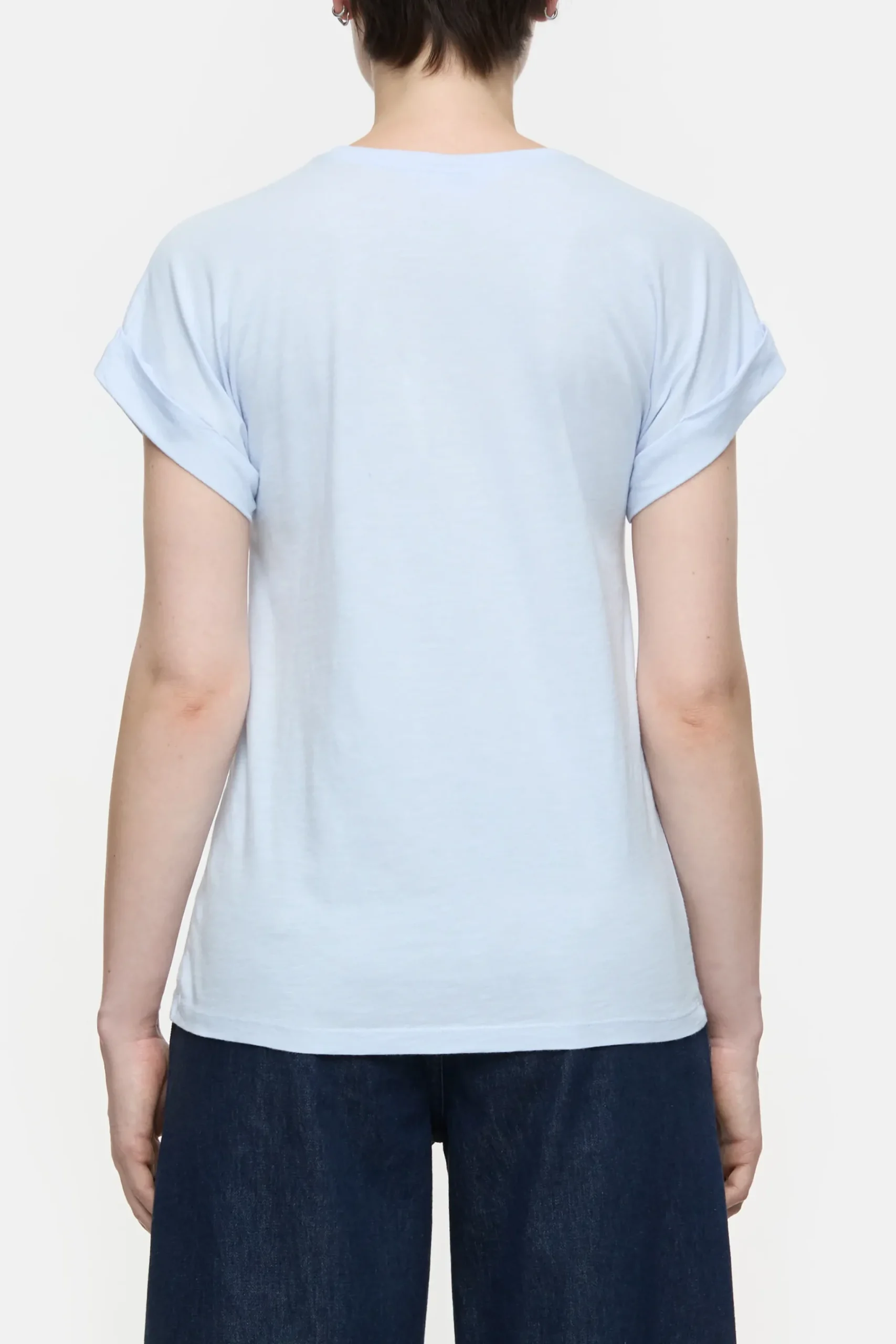 Closed T-shirts*T-Shirt aus Baumwolle Lazioblue