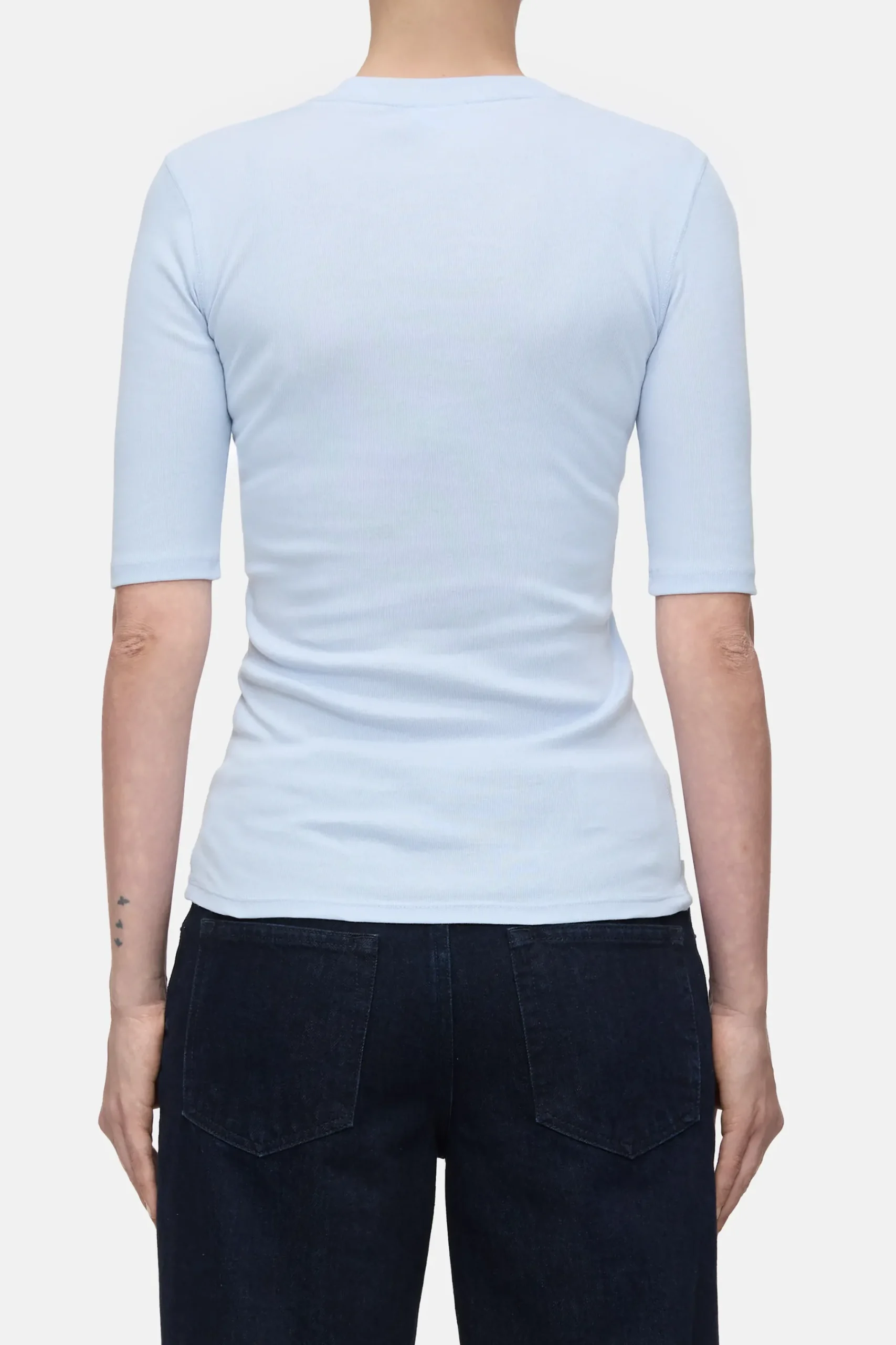 Closed T-shirts*T-Shirt aus Baumwoll-Mix Lazioblue