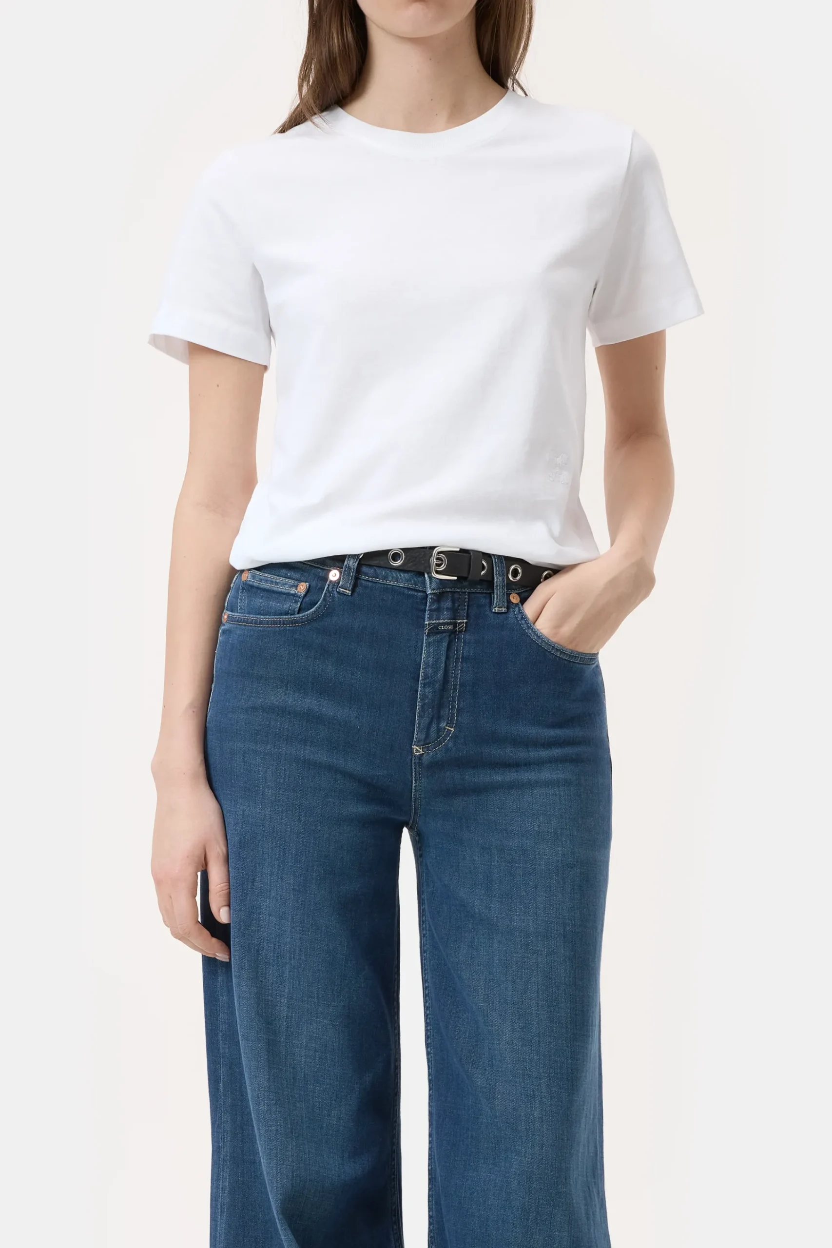 Closed T-shirts*T-Shirt aus Bio-Baumwolle White