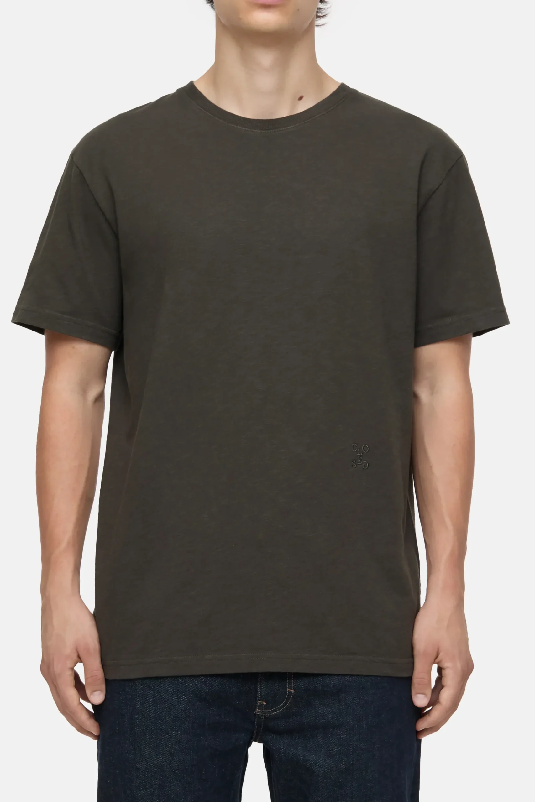 Closed T-shirts*T-Shirt aus Bio-Baumwolle Tapenadegrey