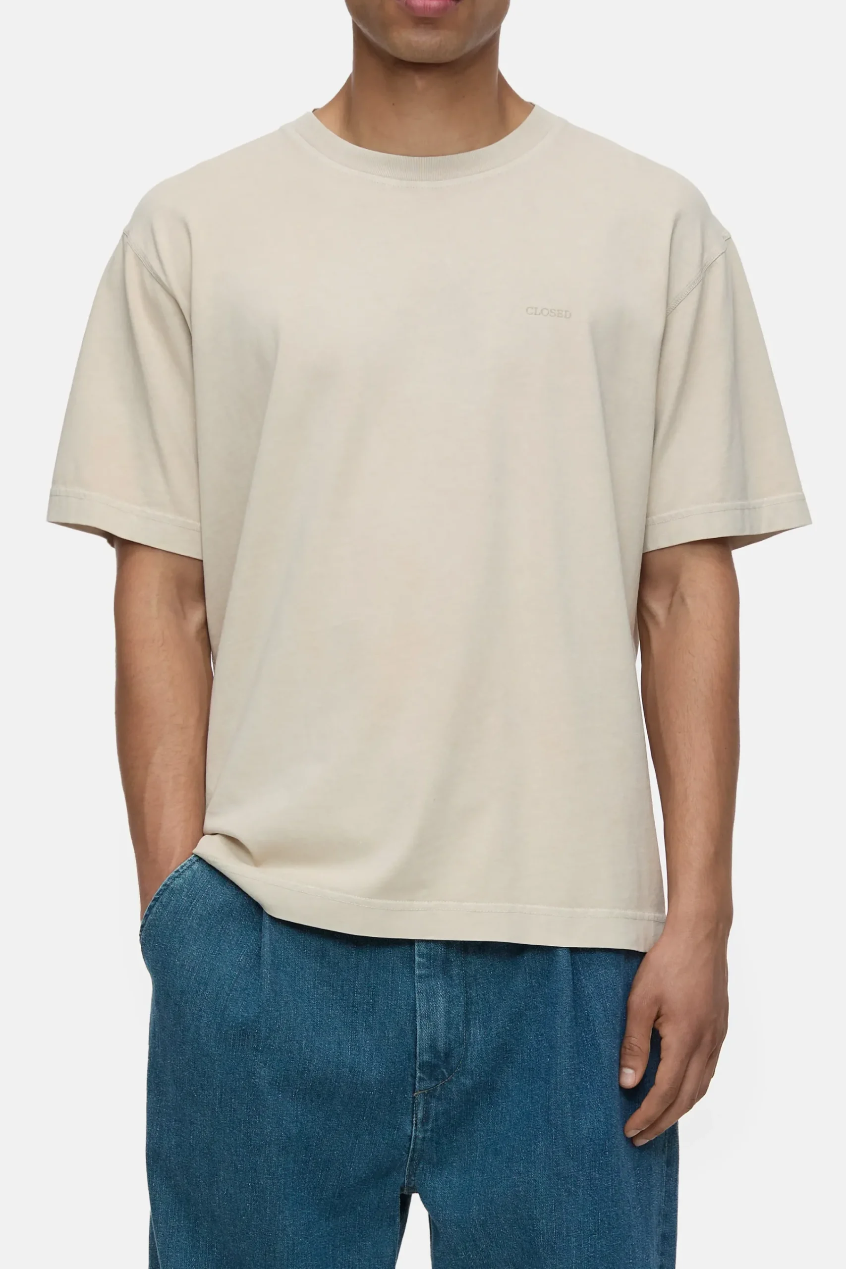 Closed T-shirts*T-Shirt aus Bio-Baumwolle Tonkabeige