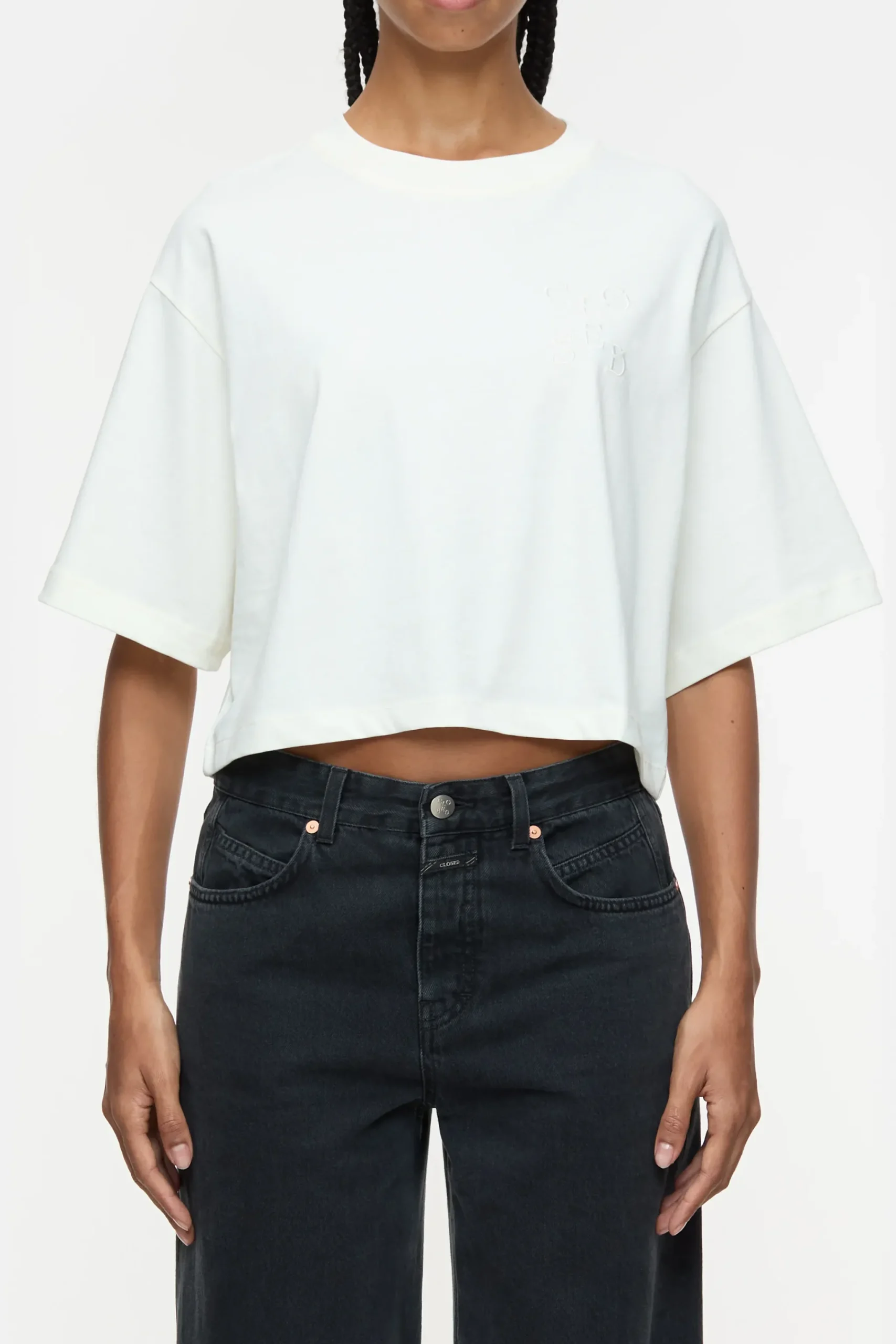 Closed T-shirts*T-Shirt aus Bio-Baumwolle Ivory