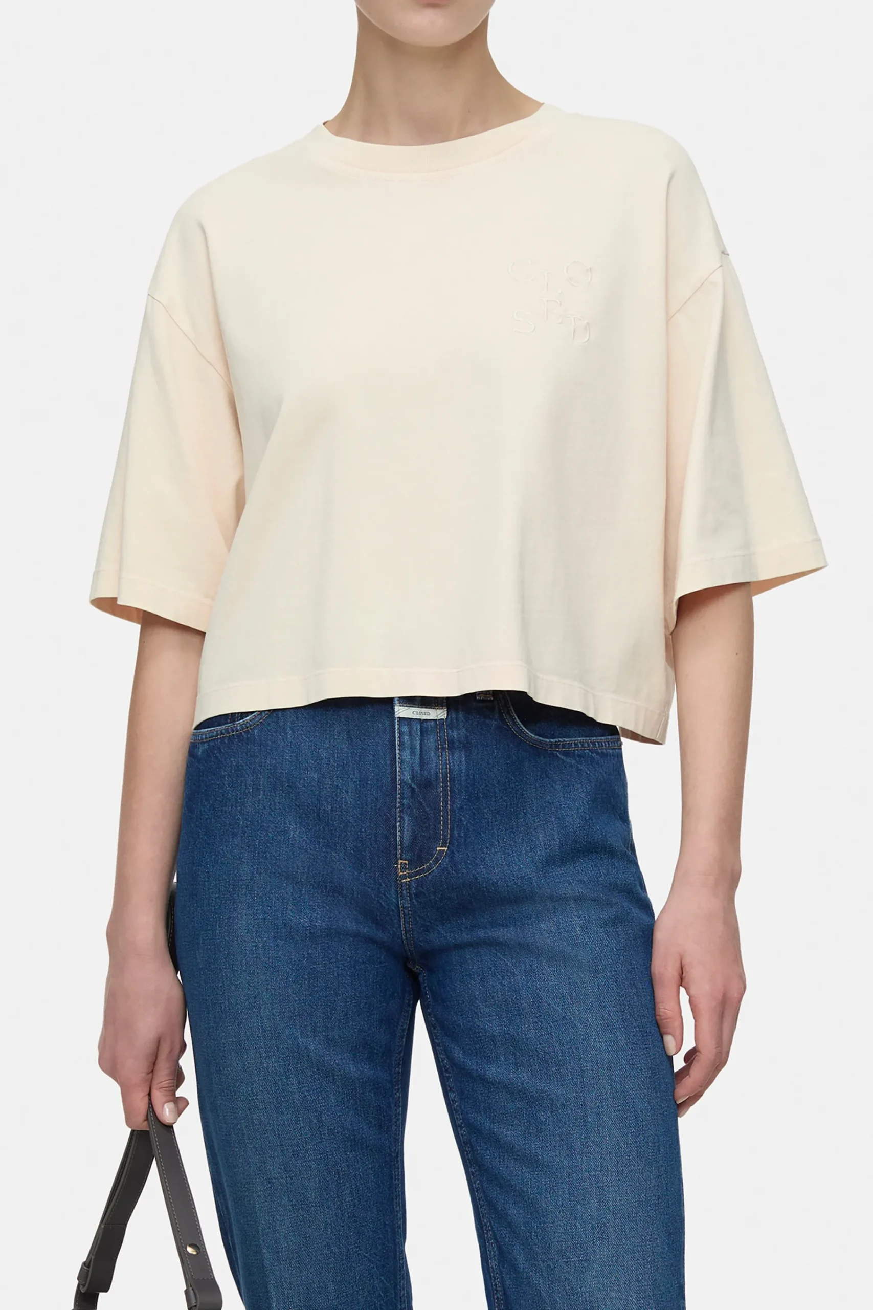 Closed T-shirts*T-Shirt aus Bio-Baumwolle Albicocca