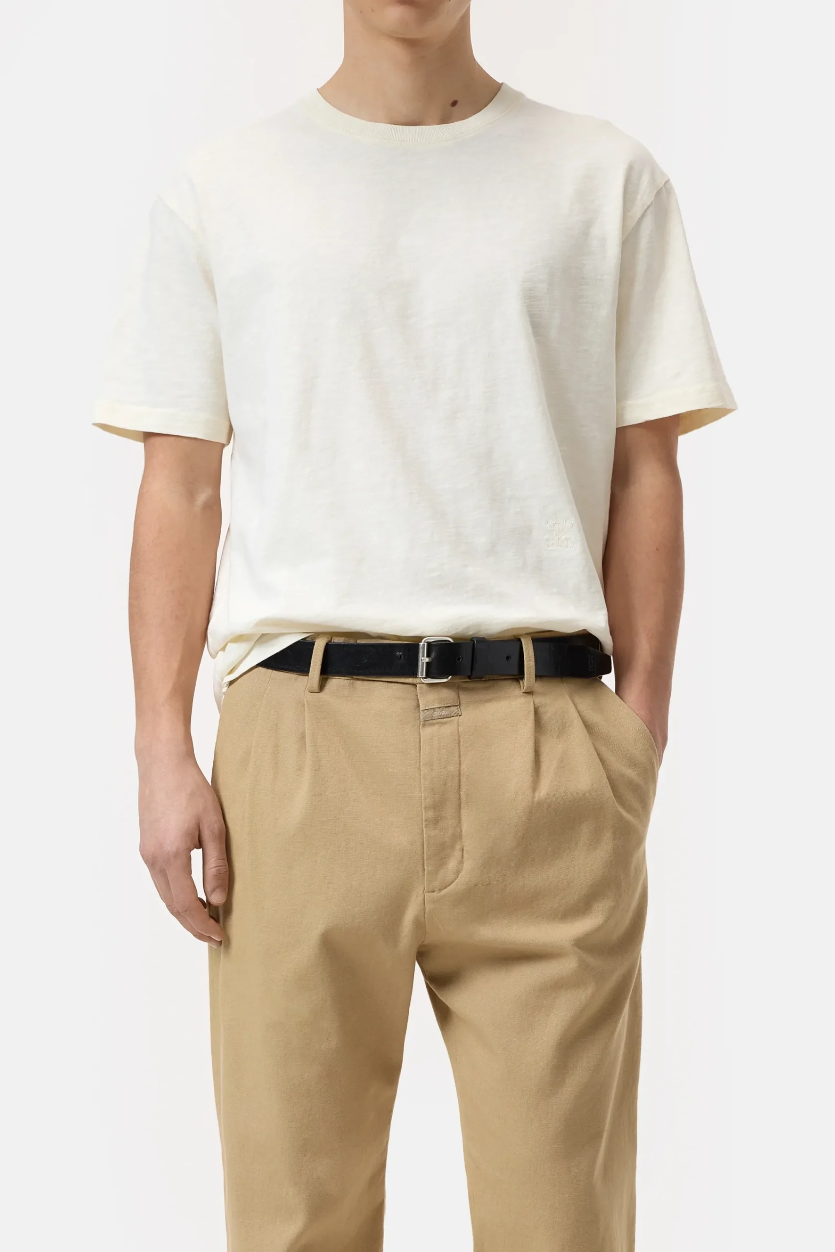 Closed T-shirts*T-Shirt aus reiner Bio-Baumwolle Ivory