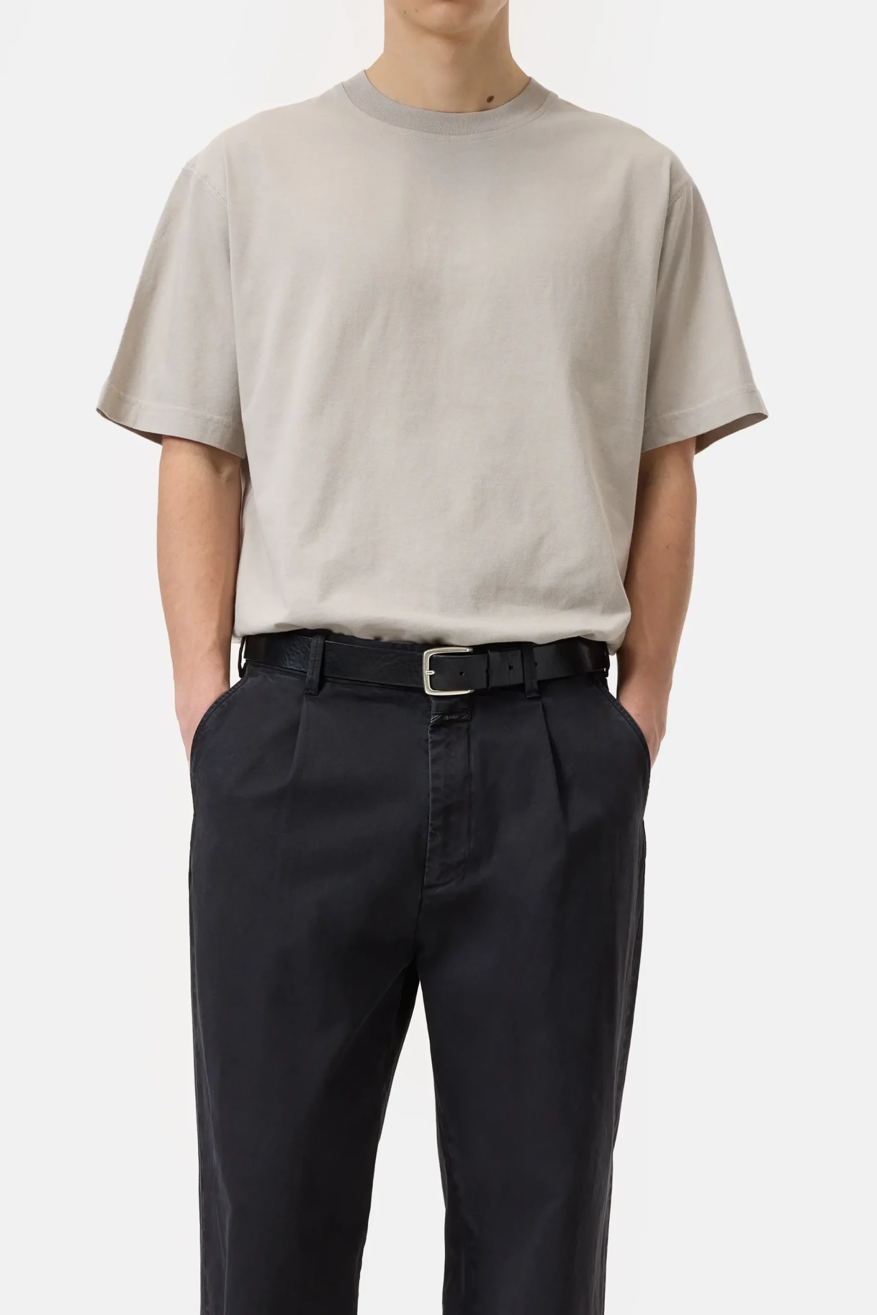 Closed T-shirts*T-Shirt aus reiner Bio-Baumwolle Mudgrey