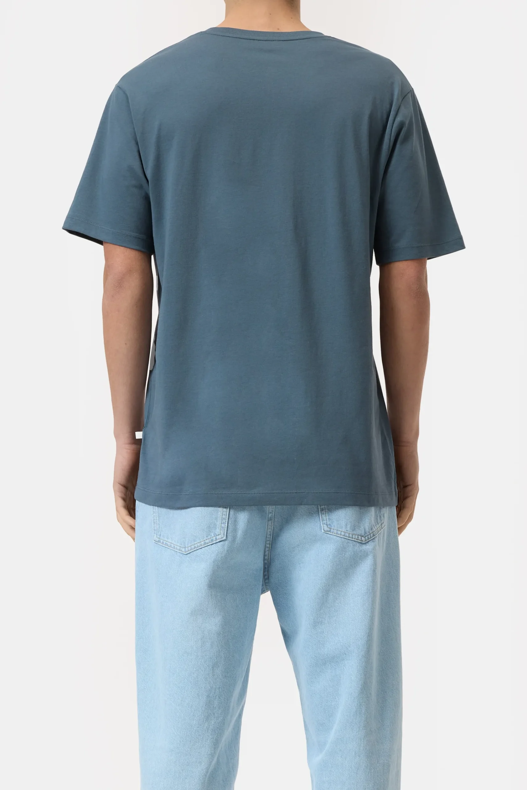 Closed T-shirts*V-Neck T-Shirt aus Baumwolle Graphiteblue