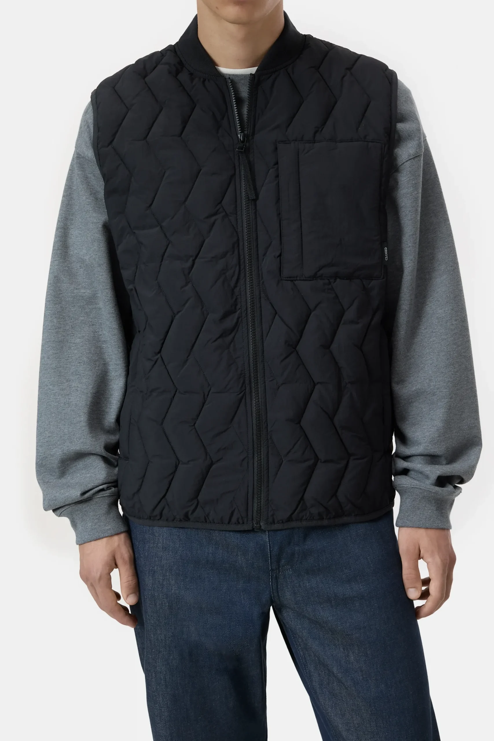 Closed Jacken & Mäntel*Wattierte Weste Black