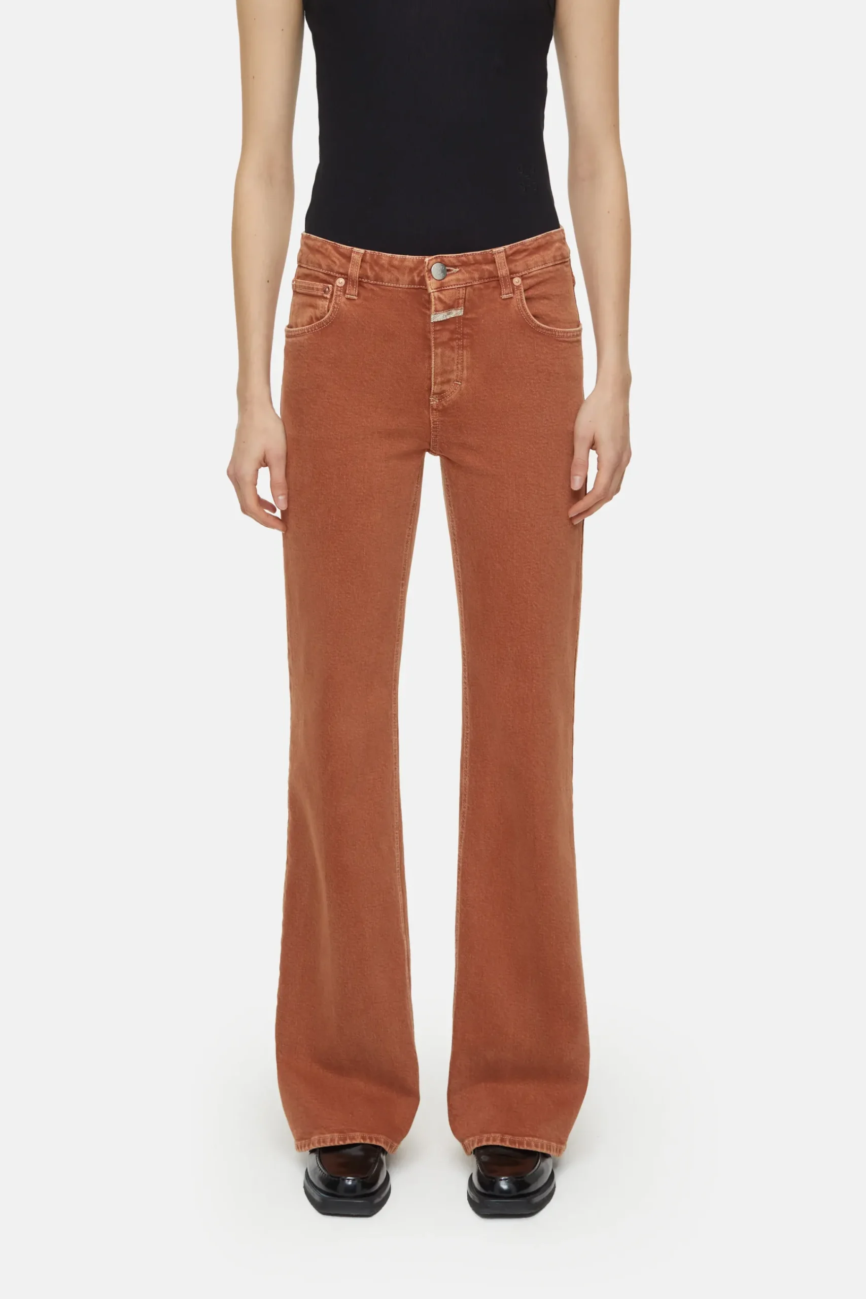 Closed Jeans | Wide Fit*Wide Jeans - Style Name Gillan Ferrobrown