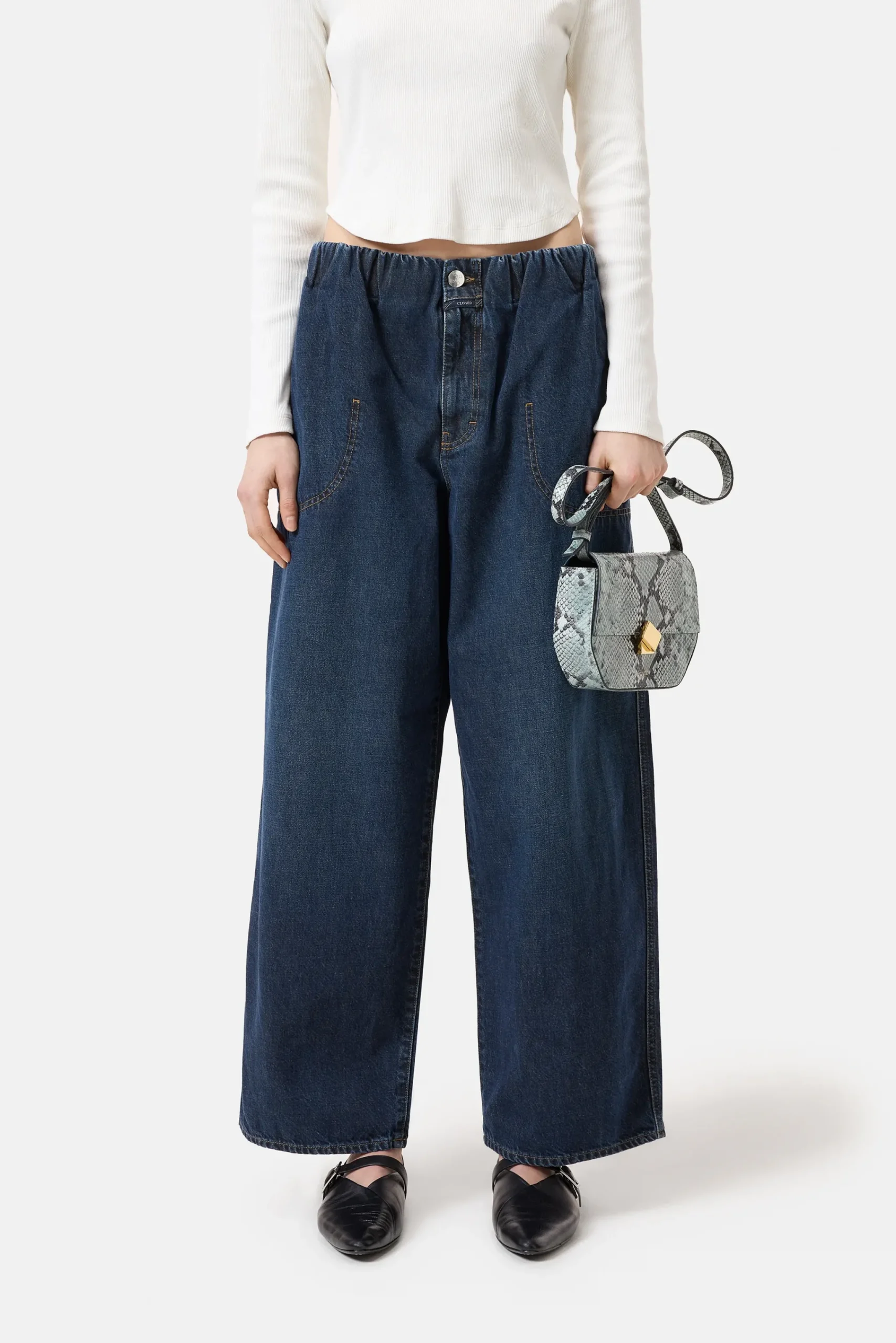 Closed Jeans | Wide Fit*Wide Jeans - Style Name Wylan Darkblue